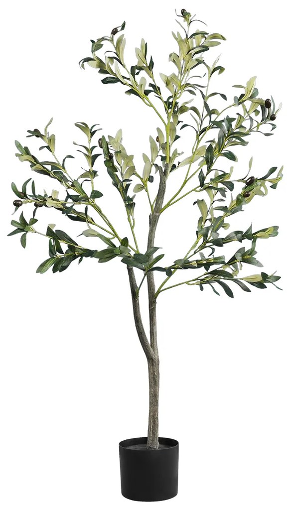 GloboStar® Artificial Garden OLIVE TREE 20053 Τεχνητό Διακοσμητικό Φυτό Ελιά Υ120cm