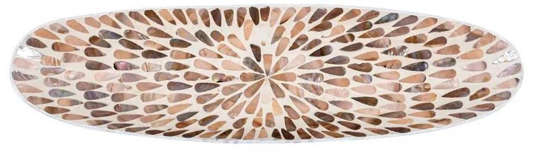 ΔΙΑΚΟΣΜΗΤΙΚΟ ΜΠΩΛ BAMBOO-ΚΟΧΥΛΙ TEAR DROP Fylliana FL01 ΜΠΕΖ-ΚΑΦΕ-ΛΕΥΚΟ ΧΡΩΜΑ 54x15x7εκ