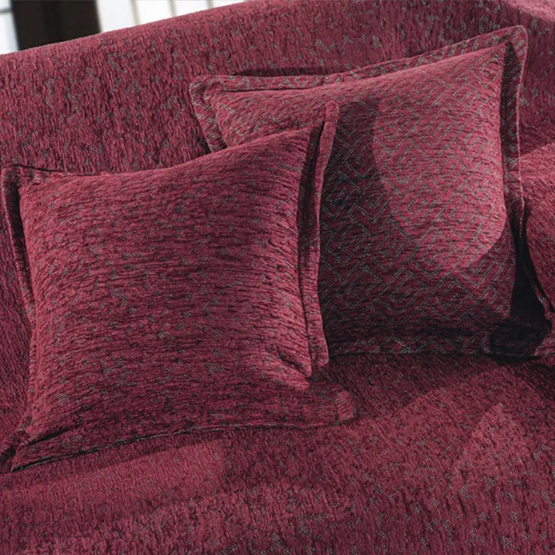 Διακοσμητική Μαξιλαροθήκη 2 Όψεων (45x45) Guy Laroche Matis Burgundy
