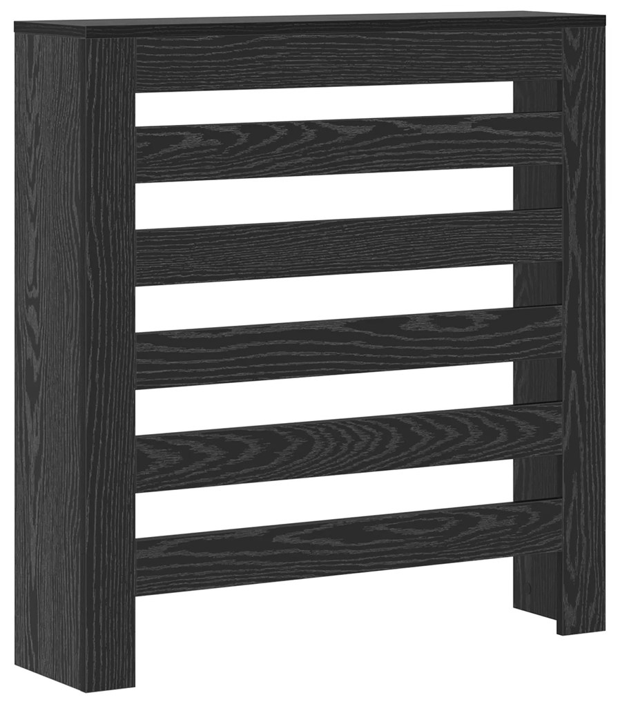 vidaXL Κάλυμμα Ραδιόρ Μαύρο Δρυ 78x20x82 εκ. Επεξεργασμένο Ξύλο