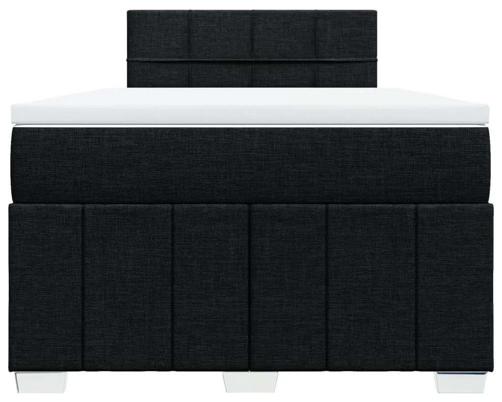 ΚΡΕΒΑΤΙ BOXSPRING ΜΕ ΣΤΡΩΜΑ ΜΑΥΡΟ 120X190 ΕΚ. ΥΦΑΣΜΑΤΙΝΟ 3289309