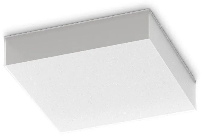 Φωτιστικό Οροφής - Πλαφονιέρα Snow 326238 3000K 1900lm 25x25x5,5cm White Ideal Lux