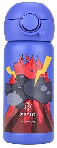 Estia Θερμός Παιδικό Wonder Bottle Save The Aegean 350ml Lava Splash 01-23508