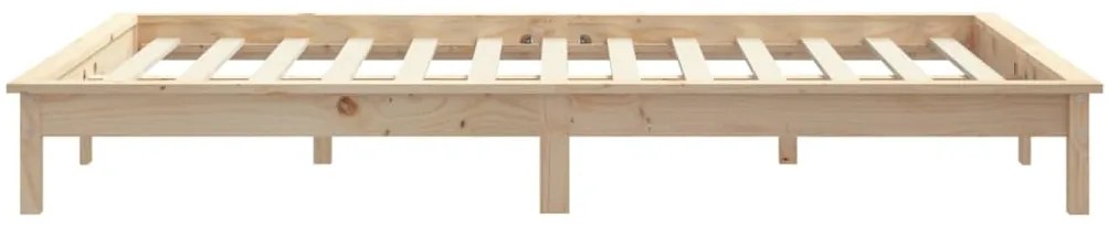 vidaXL Πλαίσιο Κρεβατιού 120 x 200 εκ. από Μασίφ Ξύλο Πεύκου