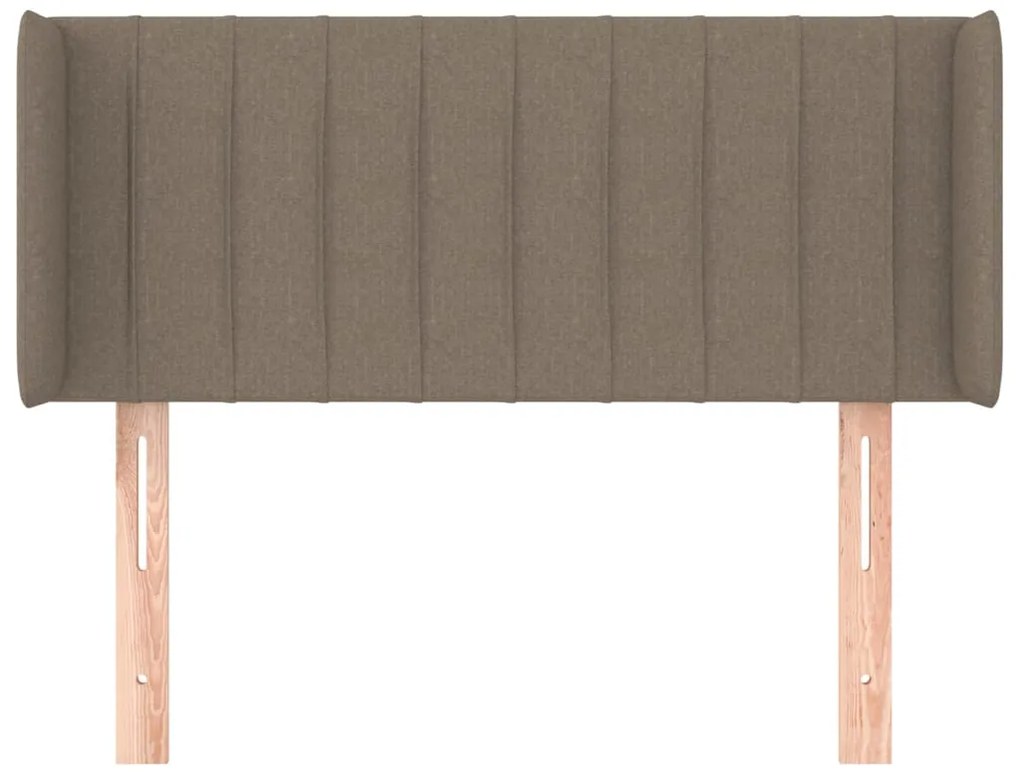 vidaXL Κεφαλάρι με Πτερύγια Taupe 103x16x78/88 εκ. Υφασμάτινο