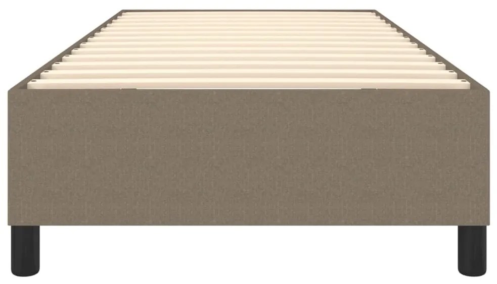 Σκελετός Κρεβατιού Χωρίς Στρώμα Taupe 80x200 εκ. Υφασμάτινο 3120818