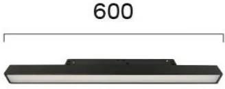 Γραμμικό φωτιστικό οροφής Viokef Magnetic-Μήκος: 90 εκ.