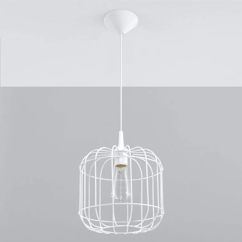 Φωτιστικό Οροφής Μονόφωτο Sollux Celta White SL.0295