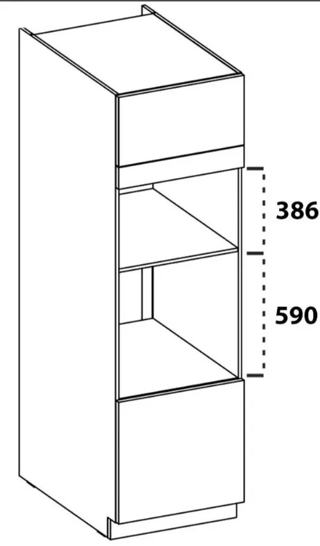 Επιδαπέδιο ντουλάπι Modernus 60 DPM 210 2F