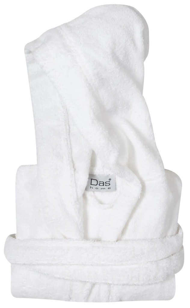 Μπουρνούζι Ενηλίκων Βαμβακερό Medium Casual 5900 Artic Λευκό Das Home