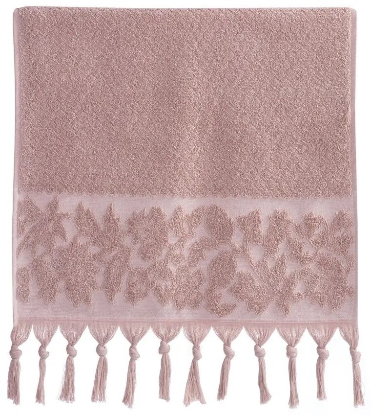Πετσέτα Isolde Pink Nef-Nef Προσώπου 50x90cm 100% Cotton