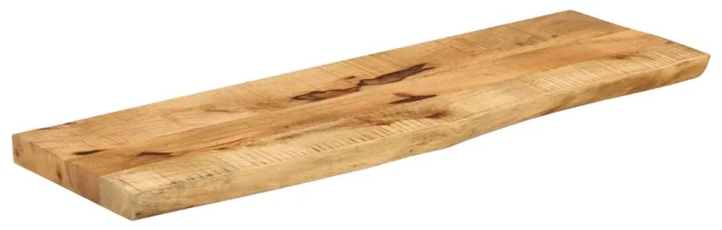 vidaXL Επιφάνεια Τραπεζιού 100x40x2,5 εκ. Live Edge Μασίφ Ξύλο Μάνγκο