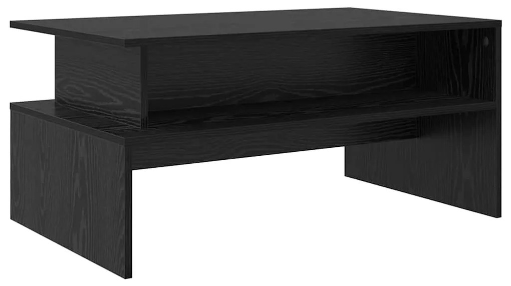 vidaXL Τραπεζάκι σαλονιού Μαύρη δρυς 90 x 55 x 42.5 εκ