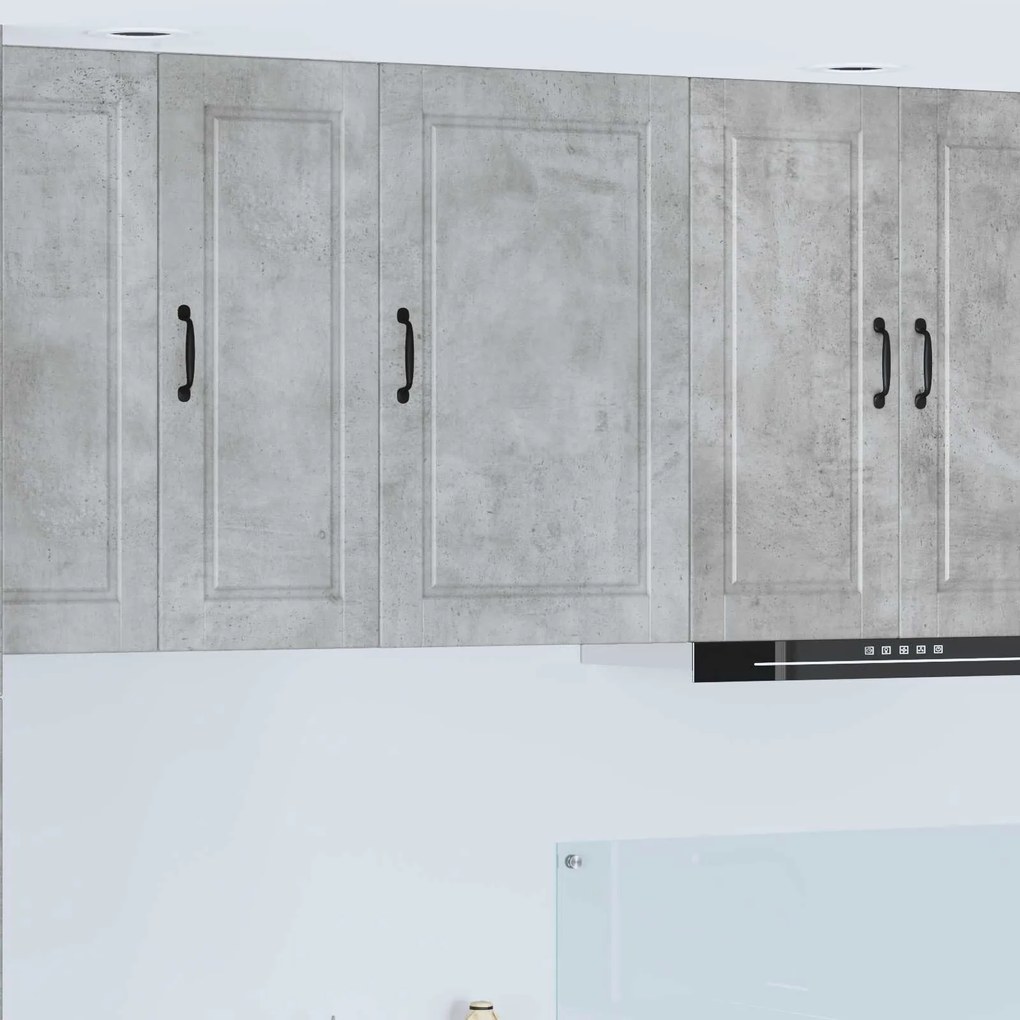 vidaXL Ντουλάπα Κουζίνας με ράφι Σκυρόδεμα Γκρι 50 x 31 x 80 εκ.