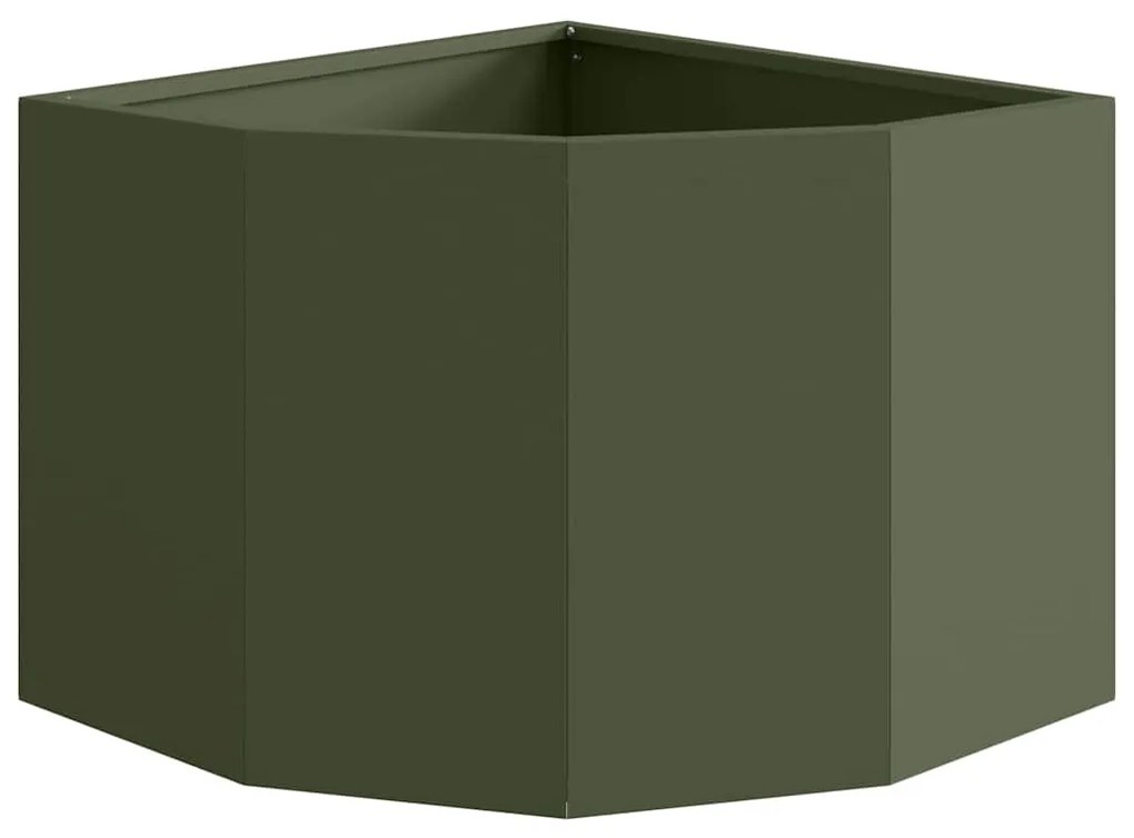 vidaXL Γωνιακό Ροδόδεντρο Λαδί 45 x 45 x 35 cm Ατσάλι