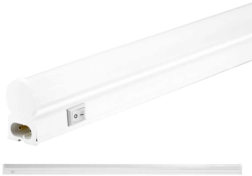POWERTECH LED φωτιστικό τοίχου T5-0001-150 22W, 4000K, 150cm IP20, λευκό