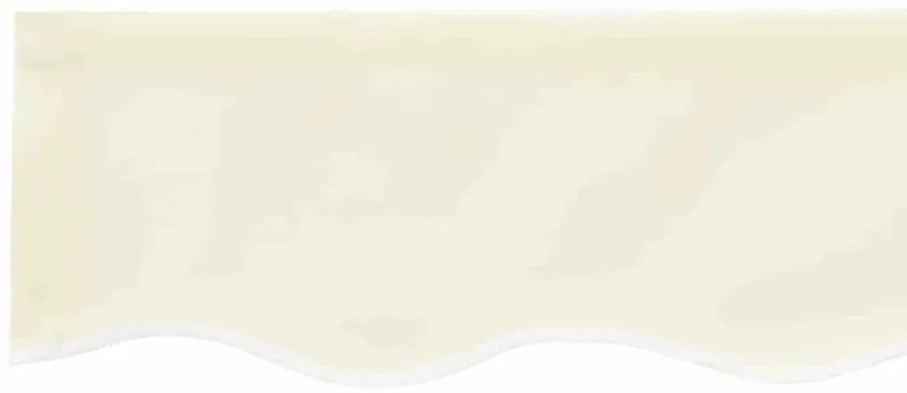 vidaXL Ύφασμα αντικατάστασης τέντας Κρεμ 400 x 200 cm Καραβόπανο