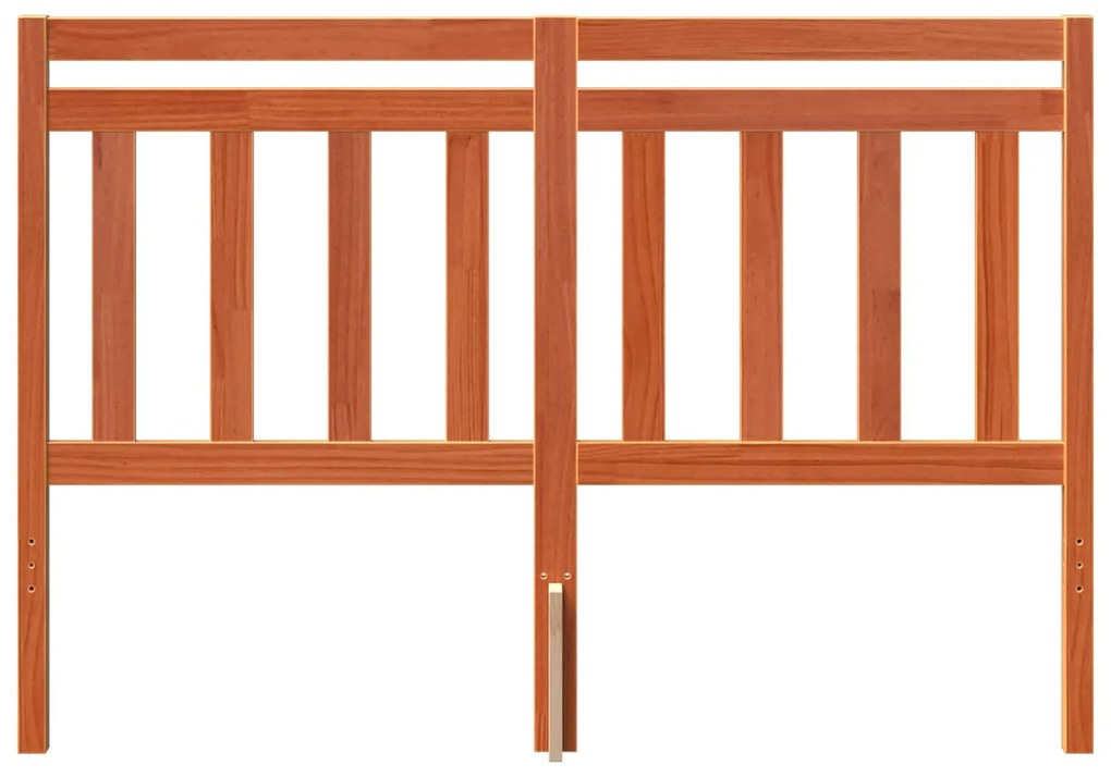 vidaXL Κεφαλάρι με κεφαλάρι Κερωτό καφέ 155,5 x 100 cm