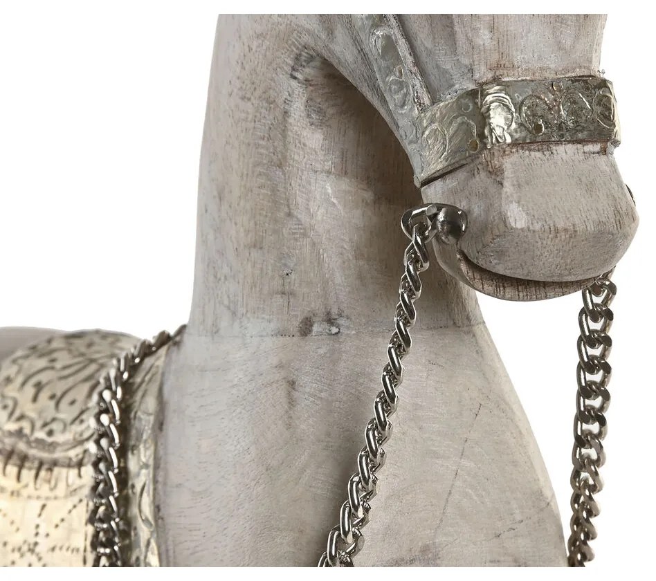 Διακοσμητική Φιγούρα Home ESPRIT Φυσικό Άλογο 38 X 10 X 47 CM 38,,50 X 10 X 47 CM