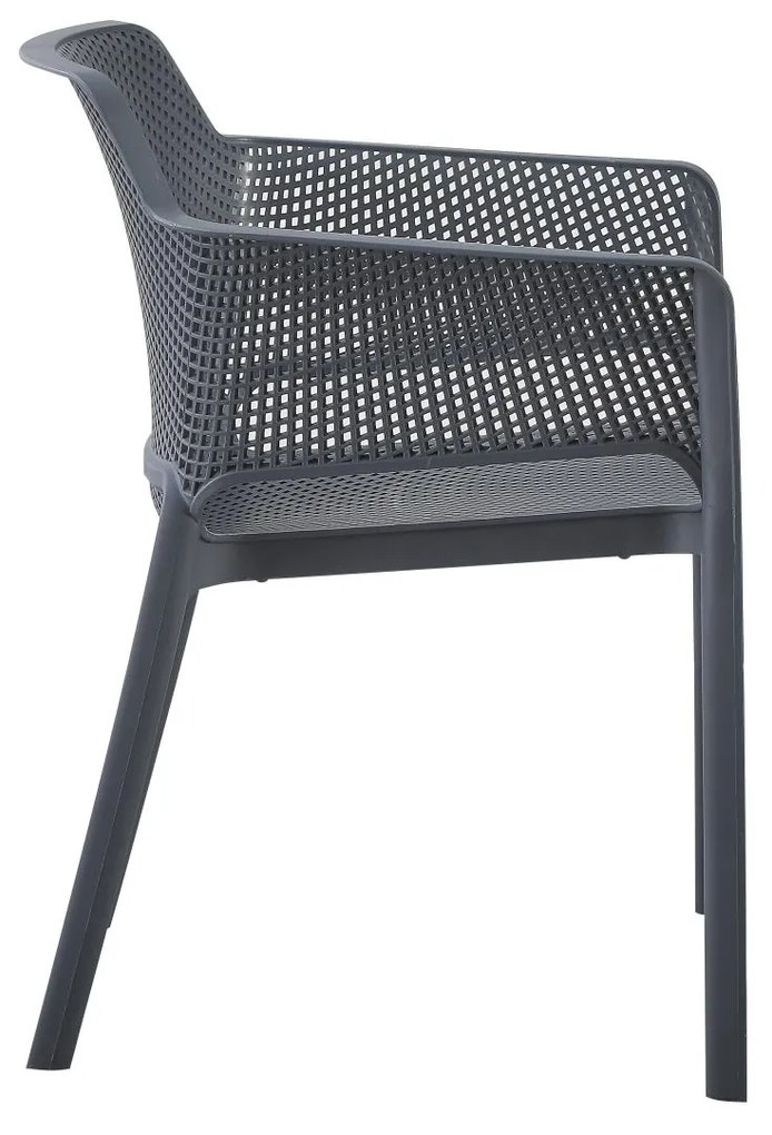 ΠΟΛΥΘΡΟΝΑ ΠΟΛΥΠΡΟΠΥΛΕΝΙΟΥ JOHN  ΓΚΡΙ 59x46x79Υεκ. 59x46x79 εκ.