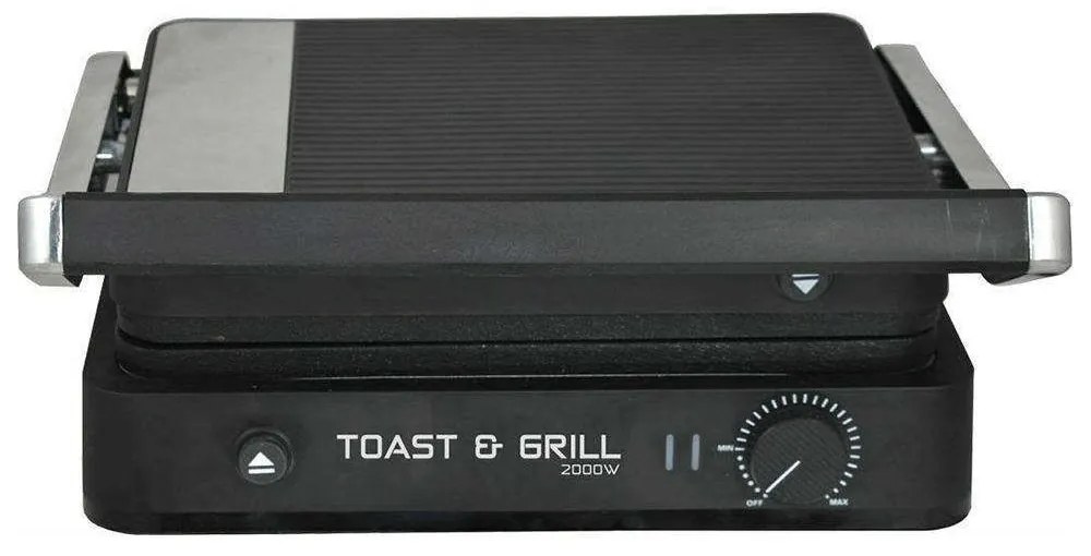 Τοστιέρα 4 Θέσεων Toast&amp;Grill 06-11857 2000W Black-Grey Estia