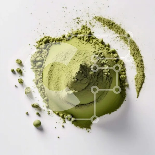Intra Συλλεκτικό Ξύλινο Παζλ Plywood  4mm - Πράσινη σκόνη Matcha σε σχήμα αυγού Σε Ξύλινο Κουτί - Διαστάσεις: 10x10 cm – 25 κομμάτια
