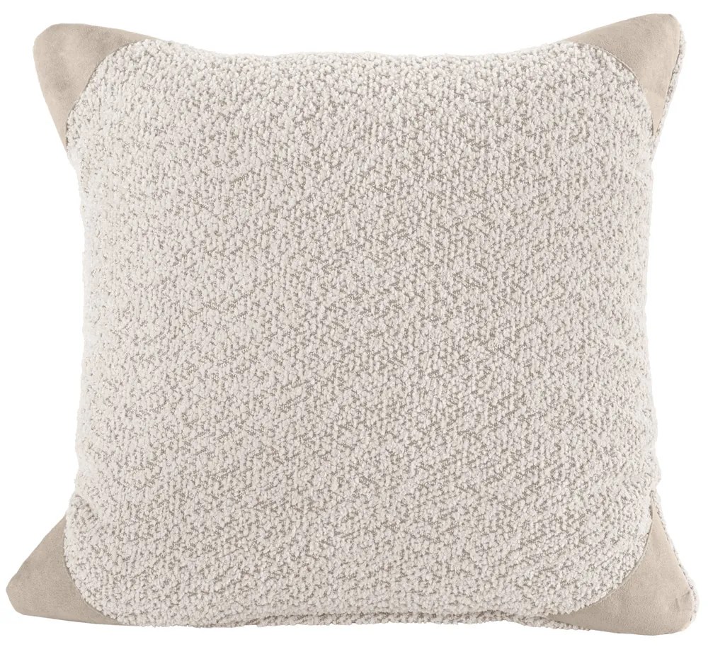 Διακοσμητική Μαξιλαροθήκη Ζακάρ Polyester Lama Beige 4x42εκ. Guy Laroche