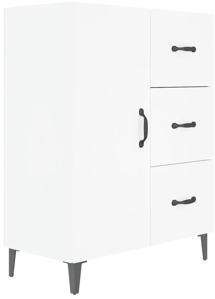 vidaXL Ντουλάπι Λευκό 69,5 x 34 x 90 εκ. από Επεξεργασμένο Ξύλο
