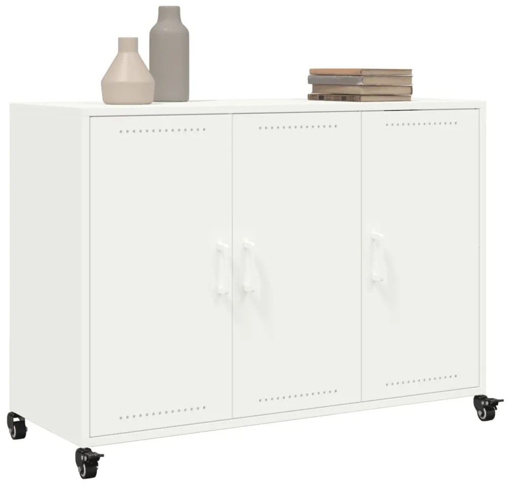 vidaXL Ντουλάπι Ροζ 100,5x39x72 εκ. από Χάλυβα