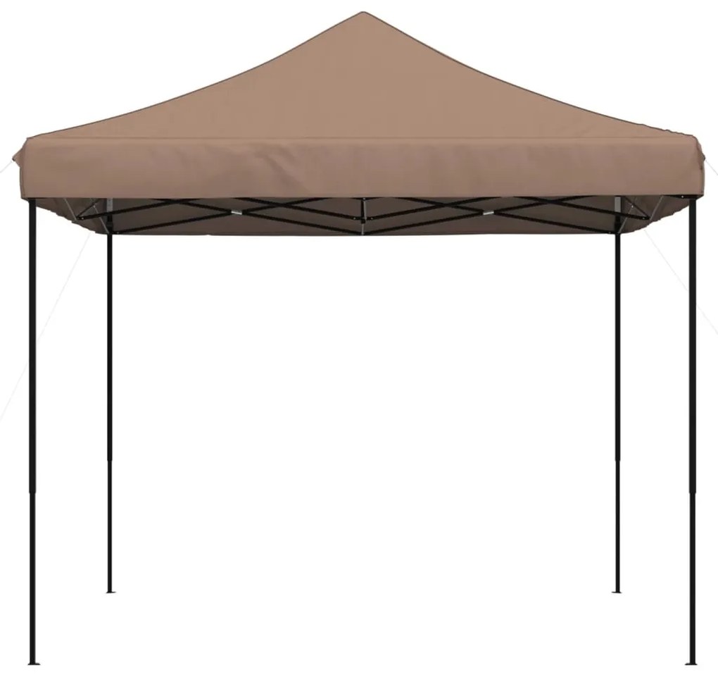 vidaXL Τέντα Εκδηλώσεων Πτυσσόμενη Pop-Up Καφέ 292x292x315 εκ.