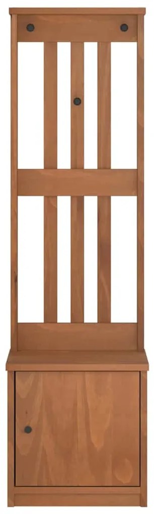 Δέντρο χωλ "SANDENS" 45x40x159,5 εκ.Πεύκο μασίφ ξύλο - Καφέ