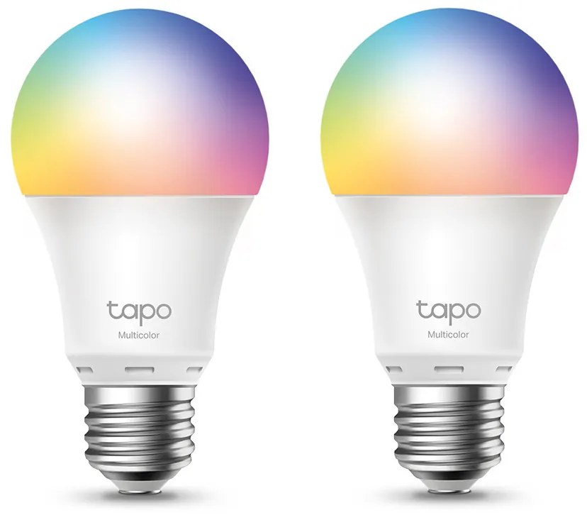 TP-LINK Smart λάμπα LED TAPO-L530E WiFi, 8.7W E27, 2500K-6500K RGB, 2τμχ