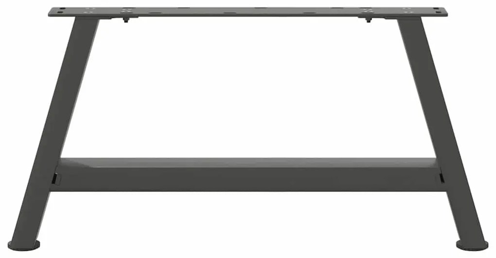 vidaXL Πόδια Τραπεζιού Σαλονιού Σχήματος Α 2 τεμ. Ανθρακί 60x(30-31) εκ. Ατσάλι