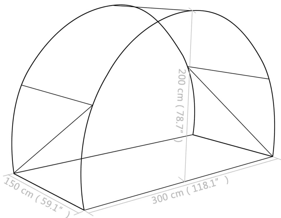 ΘΕΡΜΟΚΗΠΙΟ 4,5 Μ² 300 X 150 X 200 ΕΚ. 45748