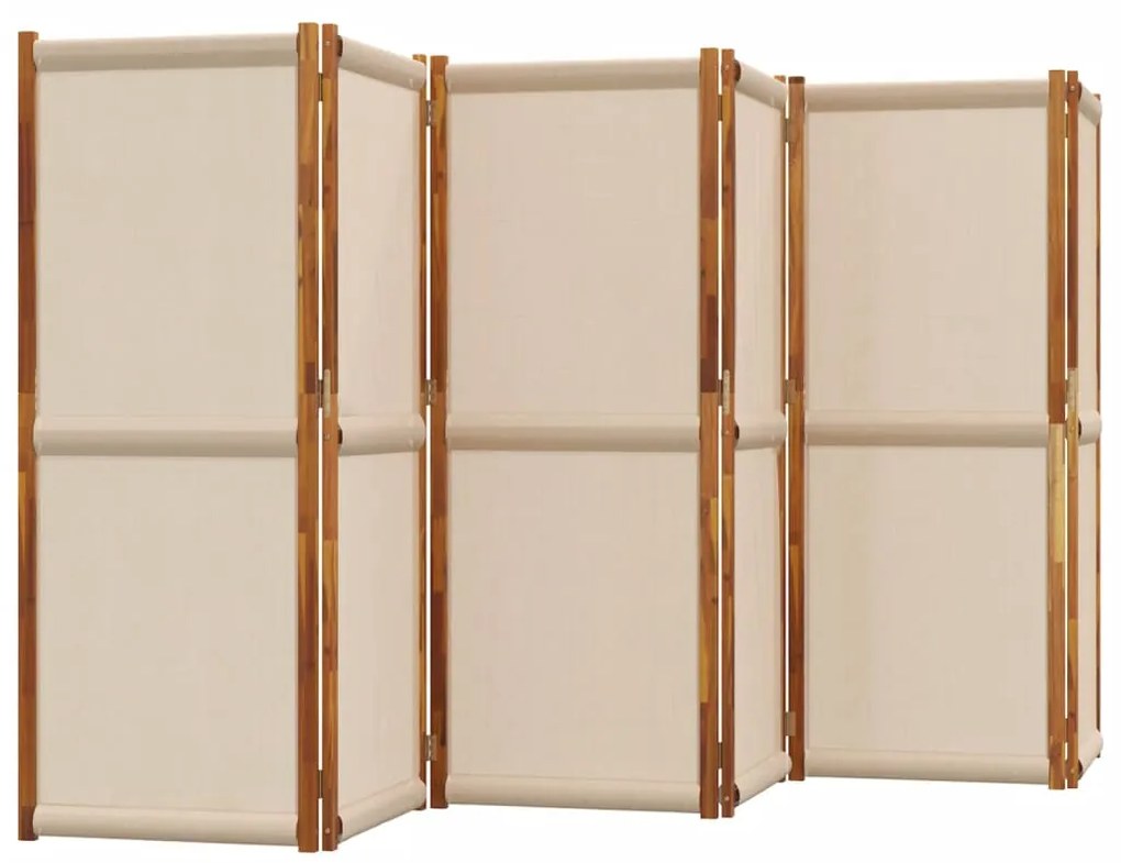 vidaXL Διαχωριστικό Δωματίου με 6 Πάνελ Taupe 420 x 180 εκ.