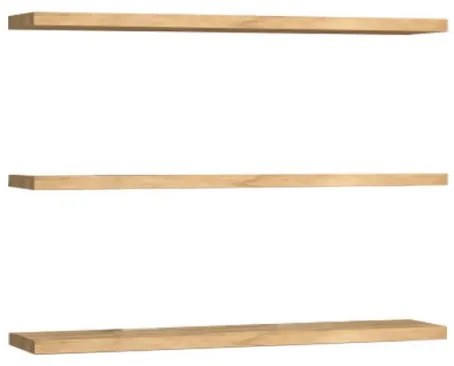 Ραφιέρα τοίχου Edna Pakoworld μελαμίνη 60x14.5x1.8εκ 120-000447-120-000447-Καφέ 120-000447