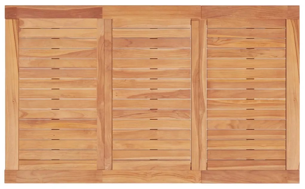 vidaXL Τραπεζαρία Κήπου 150 x 90 x 75 εκ. από Μασίφ Ξύλο Teak