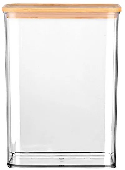 Estia Δοχείο Αποθήκευσης Στοιβαζόμενο Bamboo Essentials 2500ml 16.5x9.8x15cm Πλαστικό 01-24246