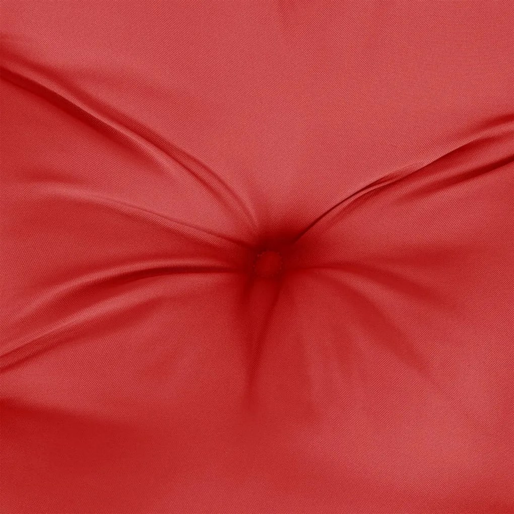 vidaXL Μαξιλάρι Στρογγυλό Κόκκινο Ø 60 x 11 εκ. από Ύφασμα Oxford