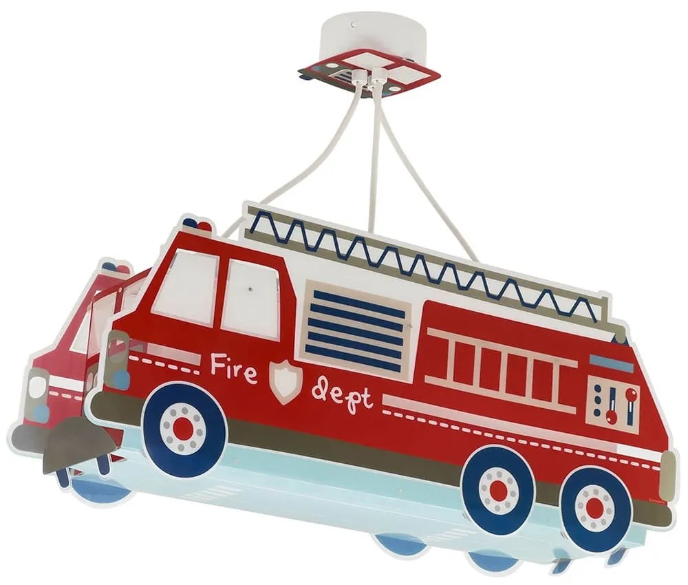 Firetruck κρεμαστό τρίφωτο οροφής (60610) - Πλαστικό - 60610