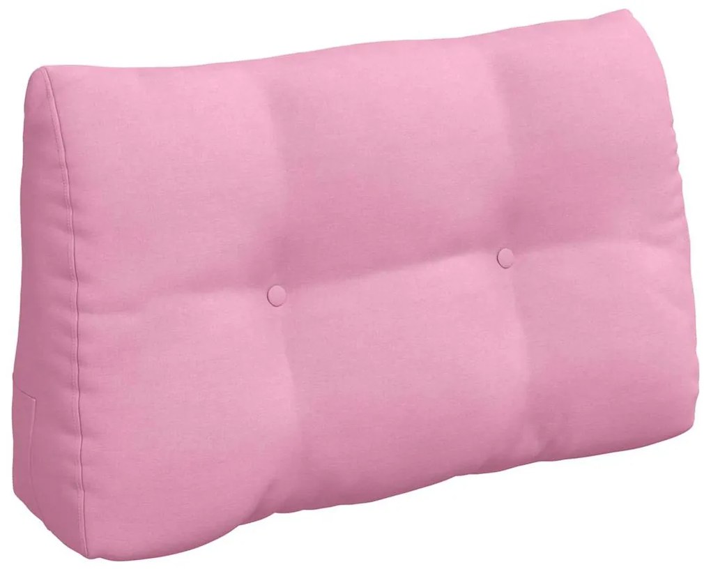 vidaXL Μαξιλάρι Πλάτης Ροζ 80 x 24 x 50 εκ ύφασμα