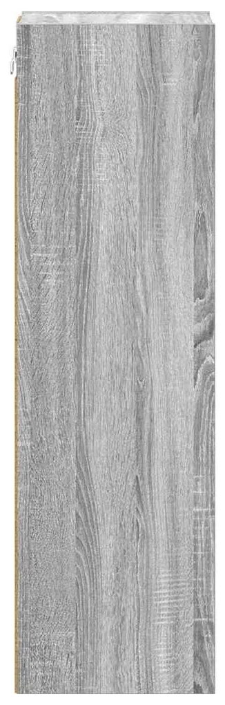 vidaXL Κρεμαστό ντουλάπι Γκρίζο Σονομα 20 x 29,5 x 100 εκ.