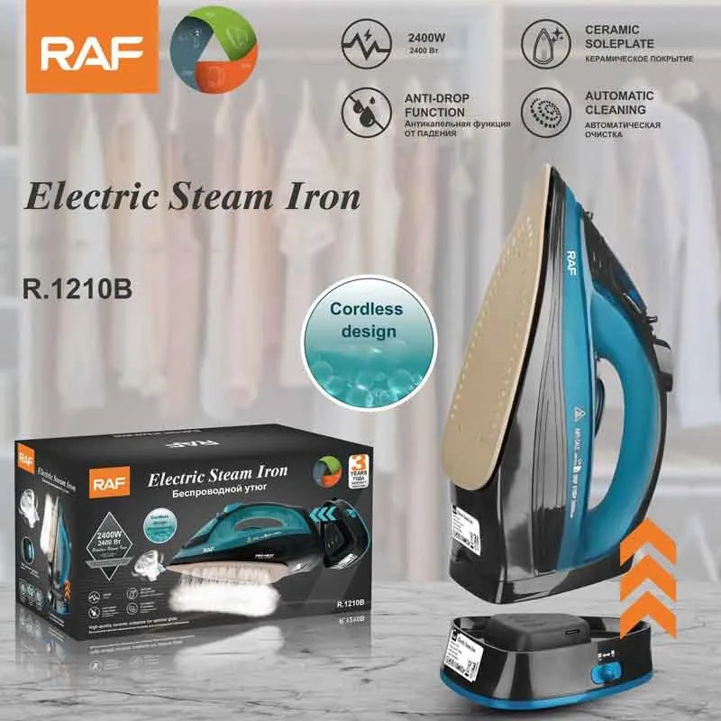 RAF Ασύρματο Ηλεκτρικό Σίδερο Ατμού 2400W R.1210B - Cordless Electric Steam Iron