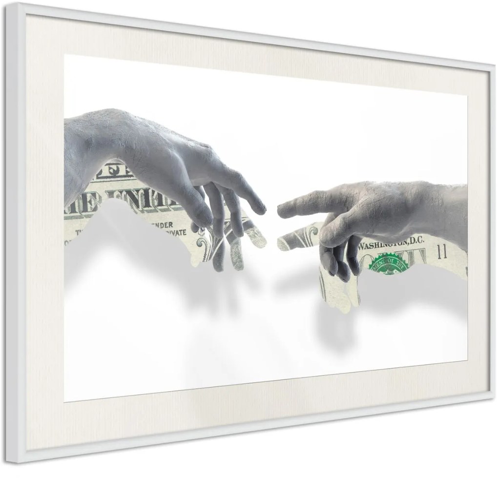 Αφίσα - Touch of Money - 30x20 - Χρυσό - Με πασπαρτού