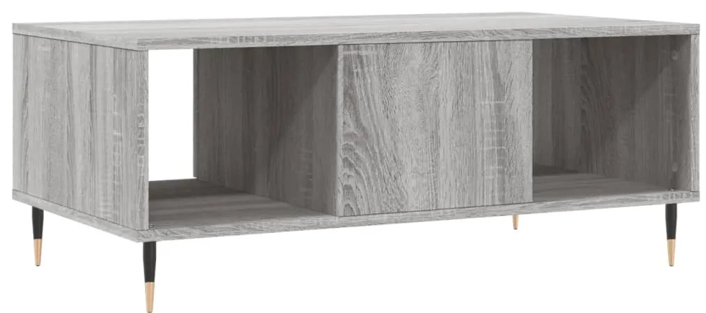 vidaXL Τραπεζάκι Σαλονιού Γκρι Sonoma 90x50x36,5εκ. Επεξεργασμένο Ξύλο
