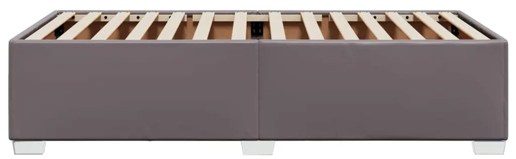 vidaXL Πλαίσιο Κρεβατιού Γκρι 80 x 200 εκ. από Συνθετικό Δέρμα