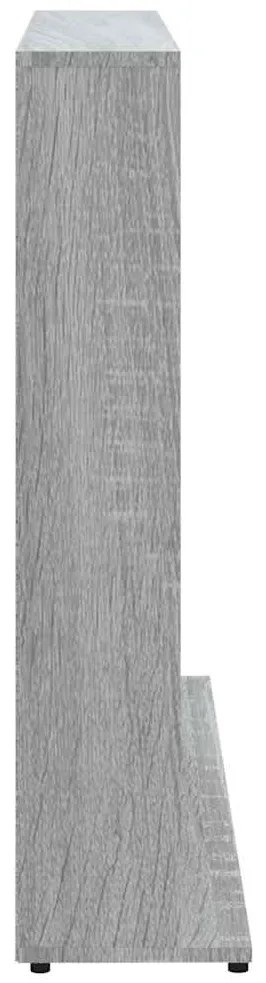 vidaXL Έπιπλο για CD Γκρι Sonoma 100x23x89,5 εκ. Επεξεργασμένο Ξύλο