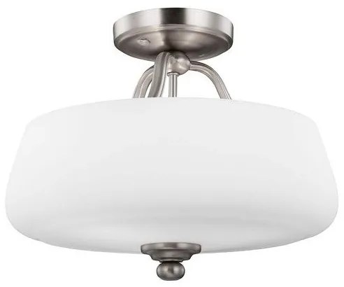 Πλαφονιέρα Φωτιστικό Οροφής 3xE27 Νίκελ Vintner FE-VINTNER-SF Elstead Lighting-FE-VINTNER-SF-Νίκελ Ματ FE-VINTNER-SF