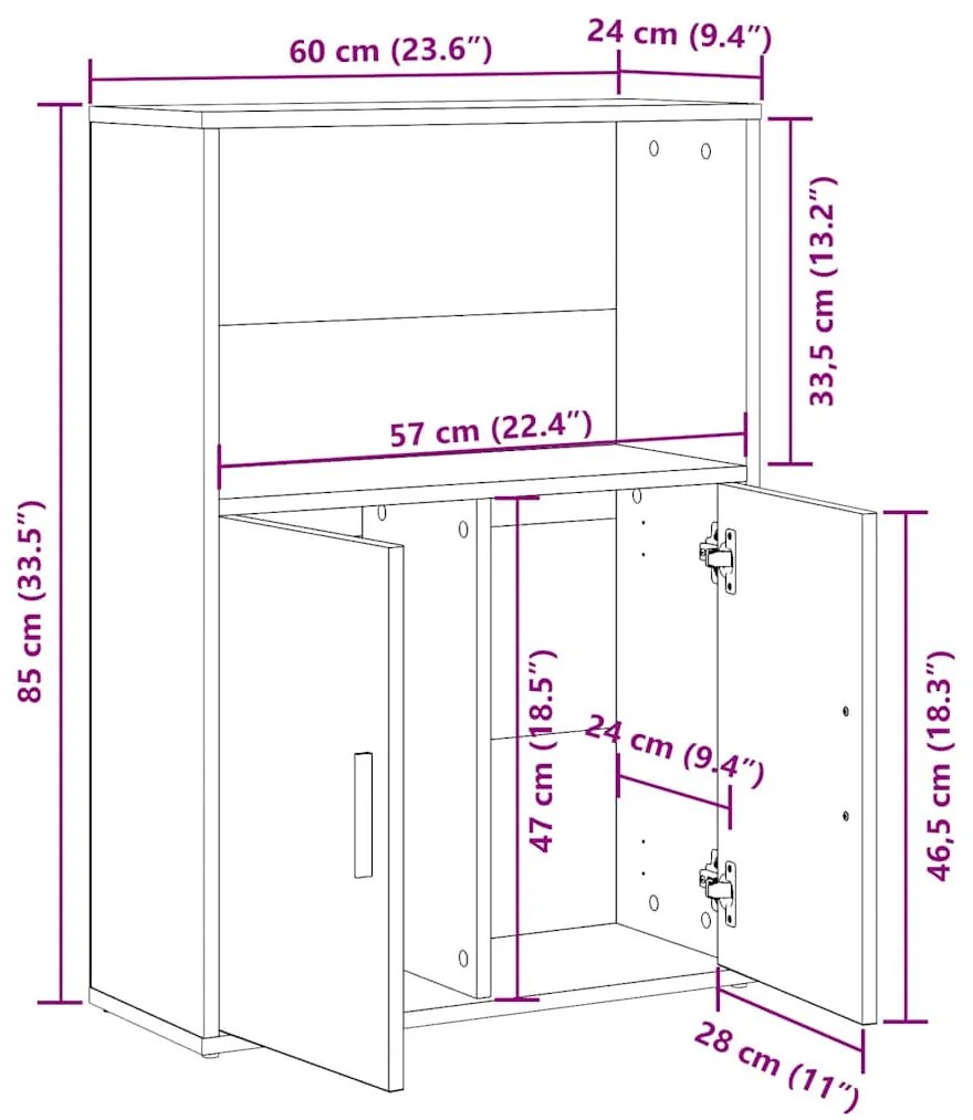 ΒΙΒΛΙΟΘΗΚΗ ΜΑΥΡΗ ΔΡΥΣ 60X24X85 ΕΚ. ΚΑΤΑΣΚΕΥΑΣΜΕΝΟ ΞΥΛΟ 860410