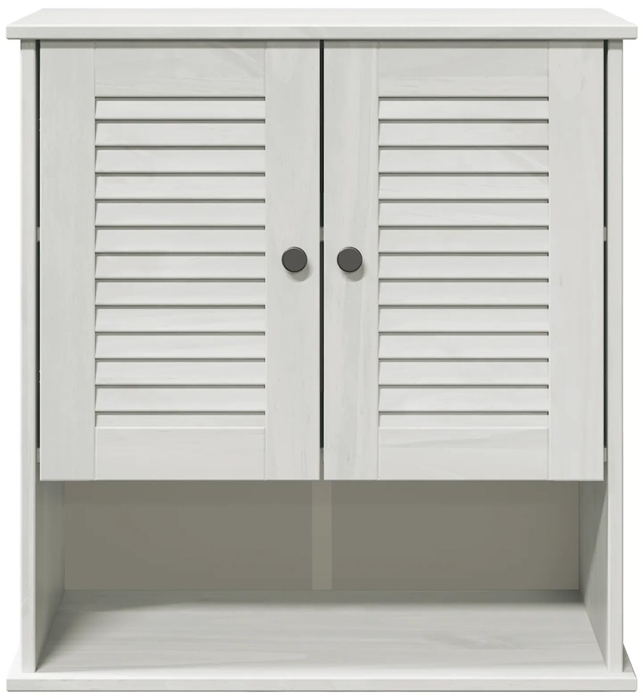 vidaXL Κρεμαστό Ντουλάπι Μπάνιου Λευκό 67.5 x 34 x 71.5 εκ